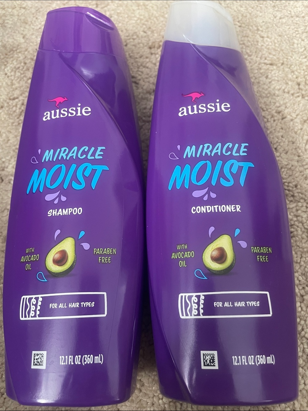 Aussie Miracle Moist Shampoo & Conditioner Set - Purple